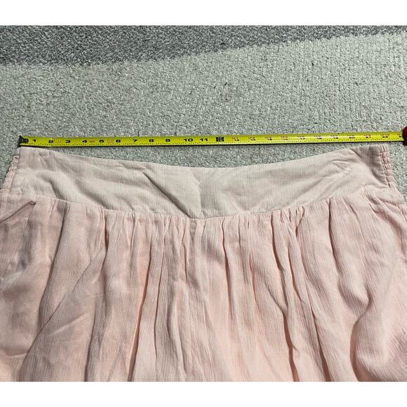 NWT Torrid Shorts Womens 4 Elastic Waist Lacy Casual Layered Gauzy Pockets Peach - Picture 6 of 10